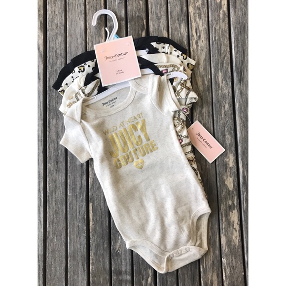 juicy couture baby girl onesies